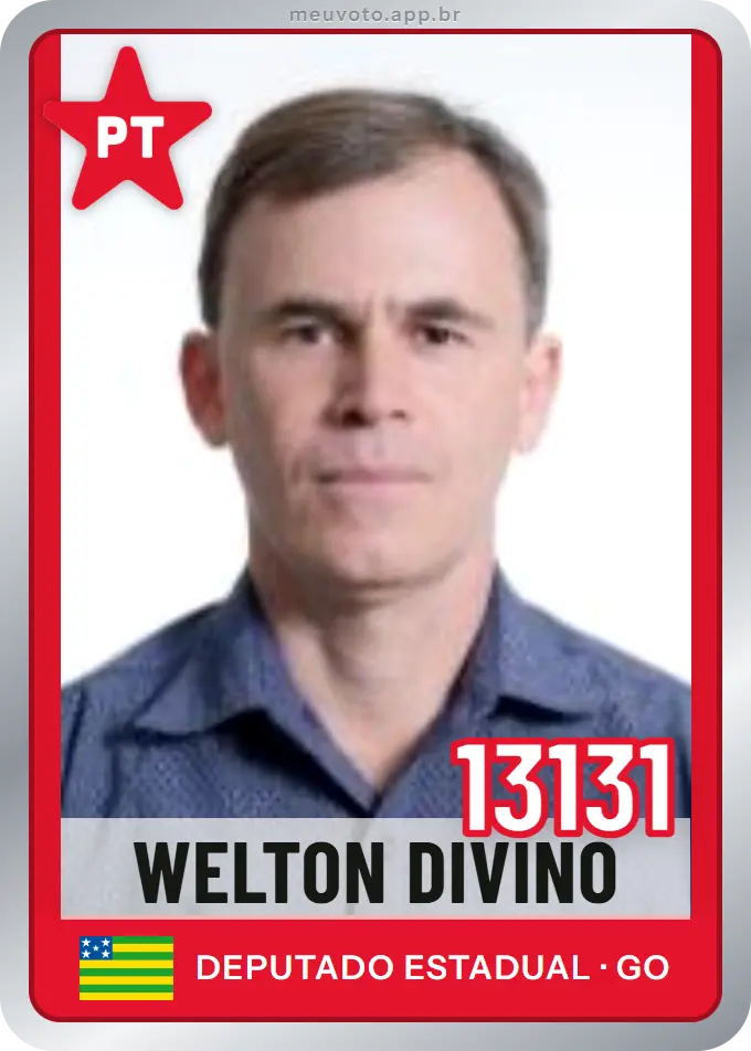 Carta de Welton Divino, número 13131, PT