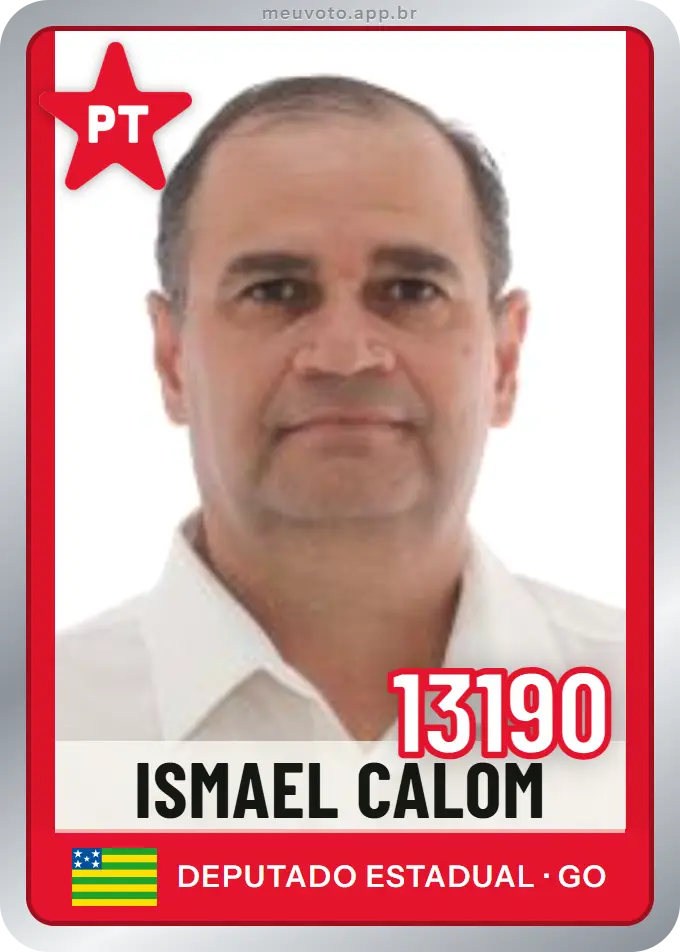 Carta de Ismael Calom, número 13190, PT