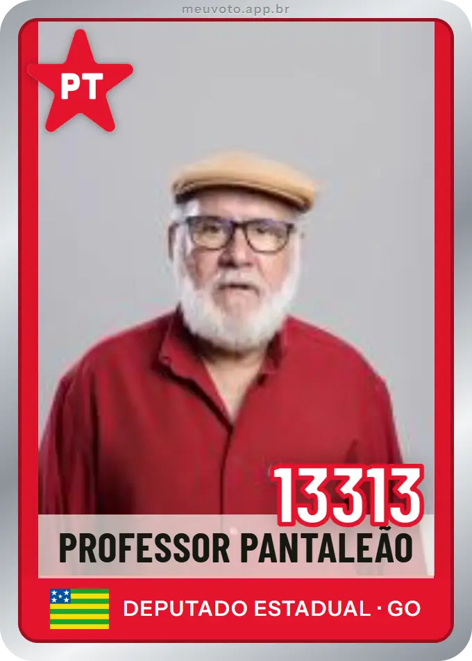 Carta de Professor Pantaleão, número 13313, PT