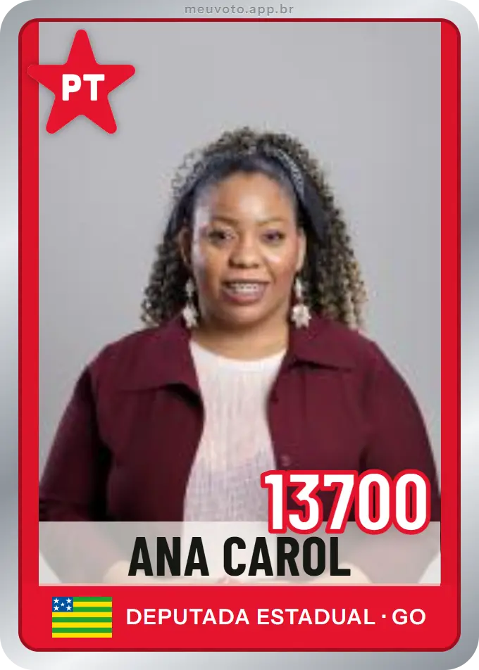Carta de Ana Carol, número 13700, PT
