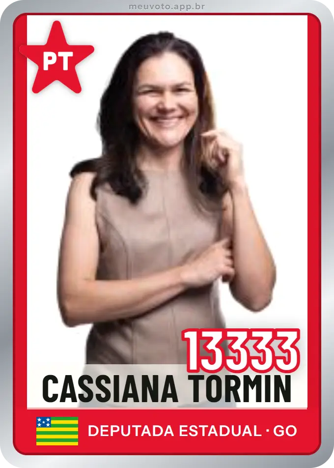 Carta de Cassiana Tormin, número 13333, PT