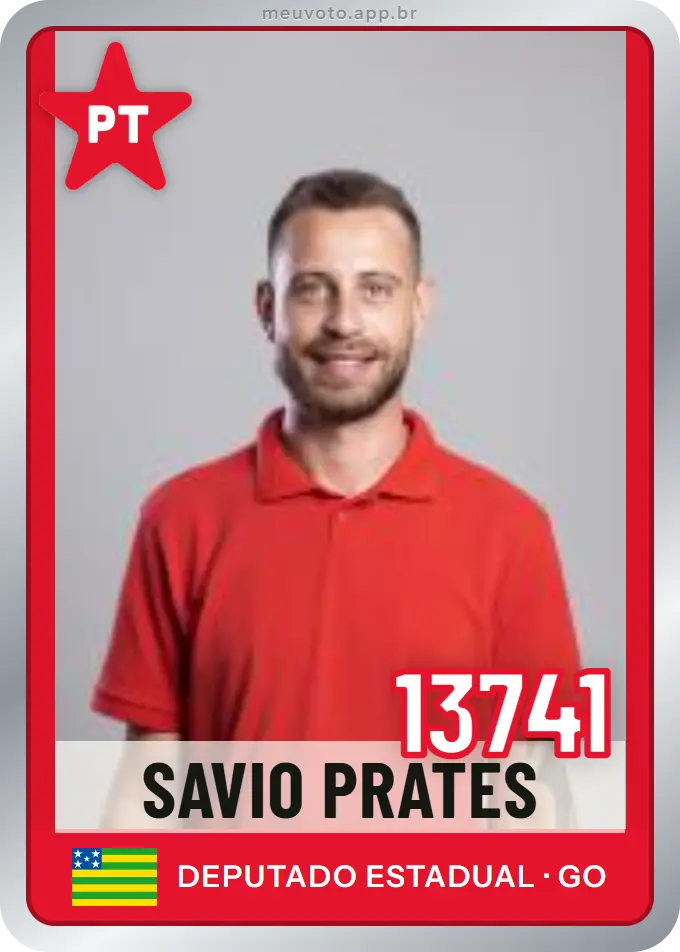 Carta de Savio Prates, número 13741, PT