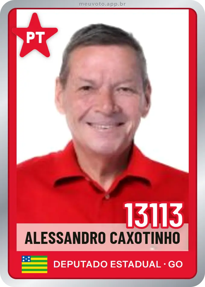Carta de Alessandro Caxotinho, número 13113, PT