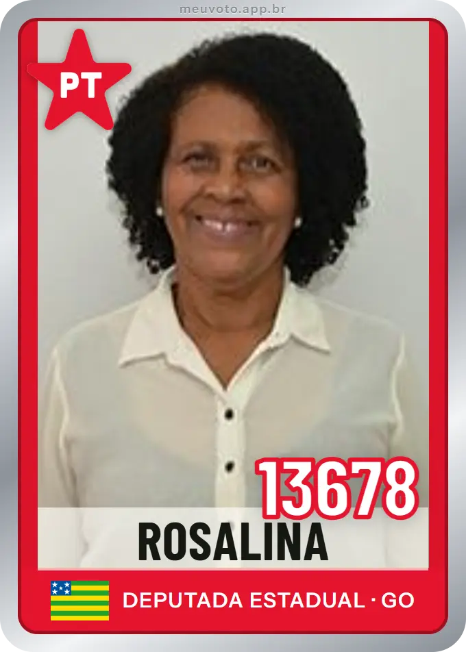 Carta de Rosalina, número 13678, PT