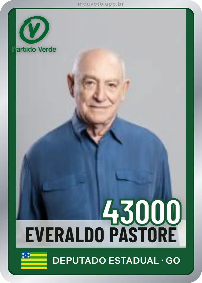 Carta de Everaldo Pastore, número 43000, PV