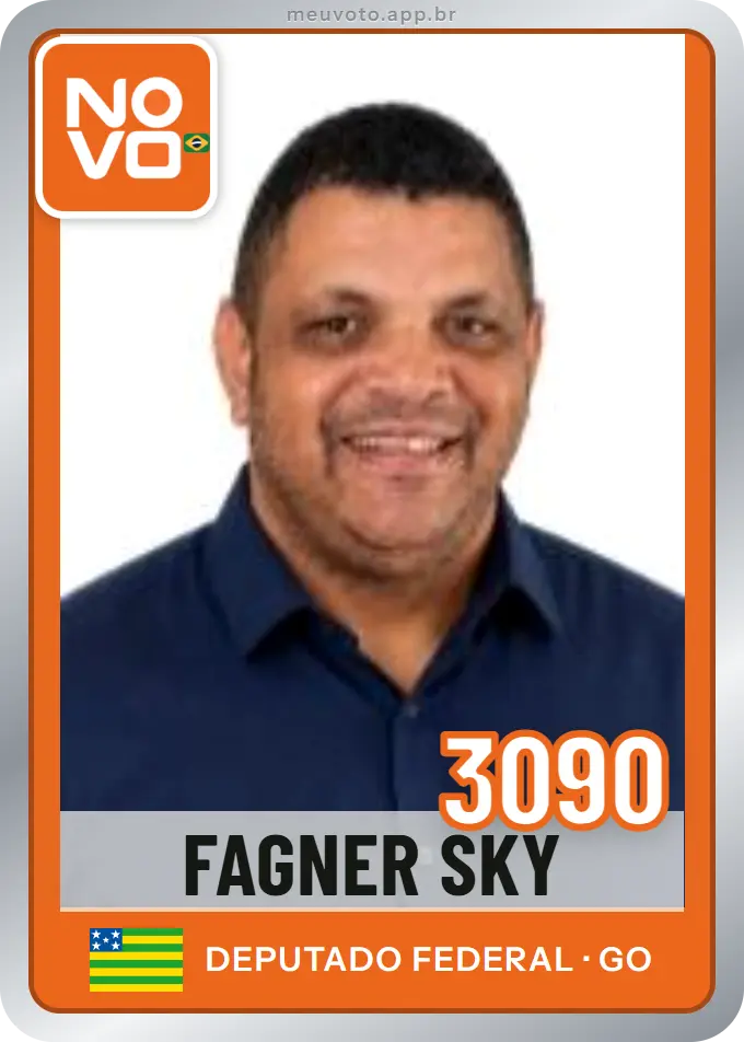 Carta de Fagner Sky, número 3090, Novo