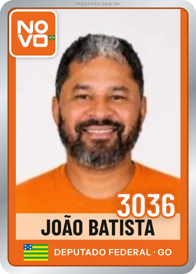 Carta de João Batista, número 3036, Novo