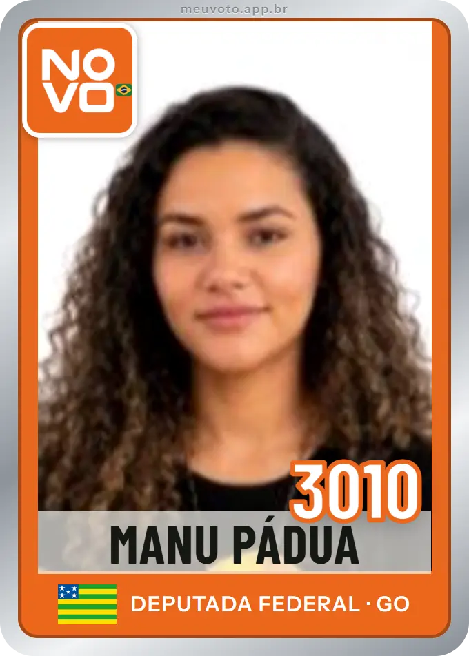 Carta de Manu Pádua, número 3010, Novo