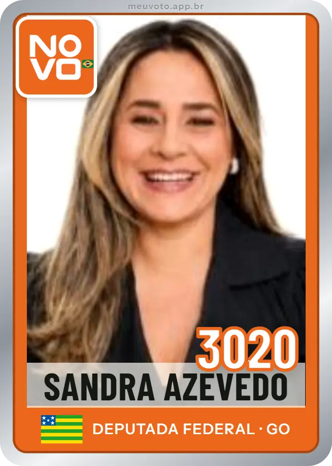 Carta de Sandra Azevedo, número 3020, Novo