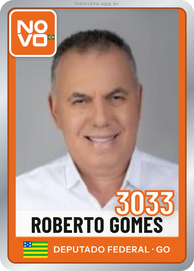 Carta de Roberto Gomes, número 3033, Novo