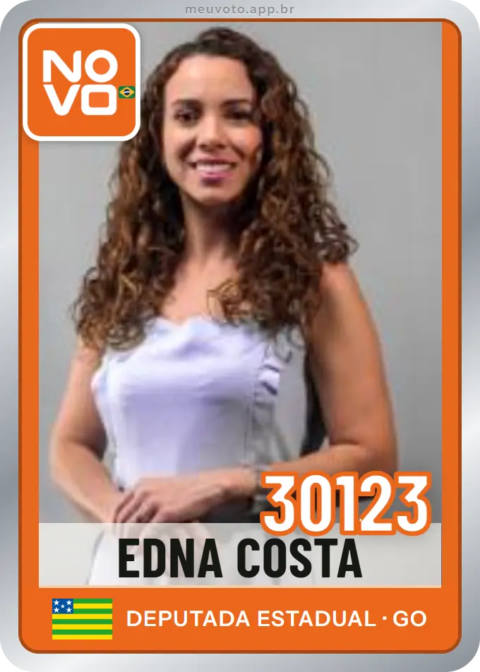 Carta de Edna Costa, número 30123, Novo
