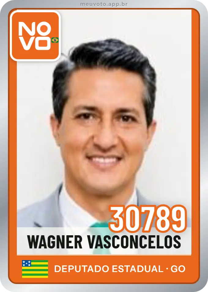 Carta de Wagner Vasconcelos, número 30789, Novo