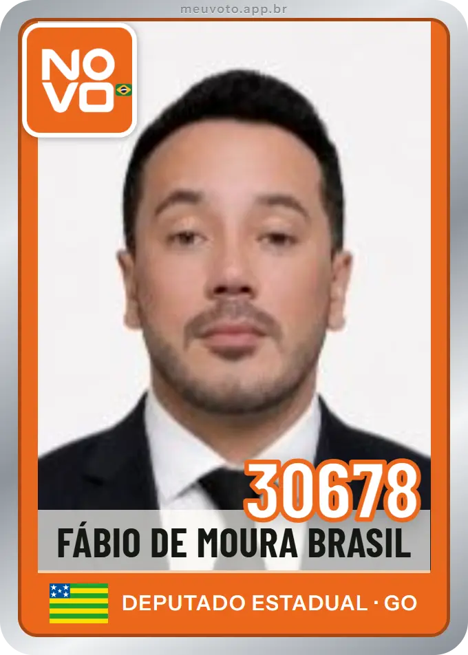 Carta de Fábio de Moura Brasil, número 30678, Novo