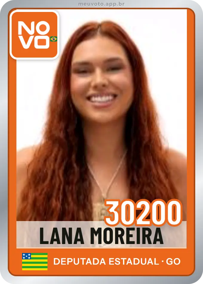 Carta de Lana Moreira, número 30200, Novo