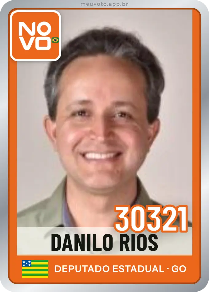 Carta de Danilo Rios, número 30321, Novo
