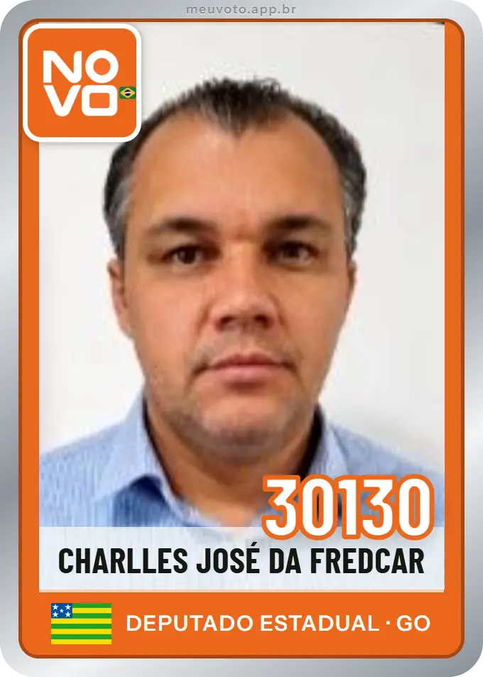 Carta de Charlles José da Fredcar, número 30130, Novo