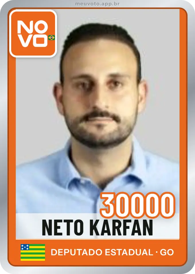 Carta de Neto Karfan, número 30000, Novo