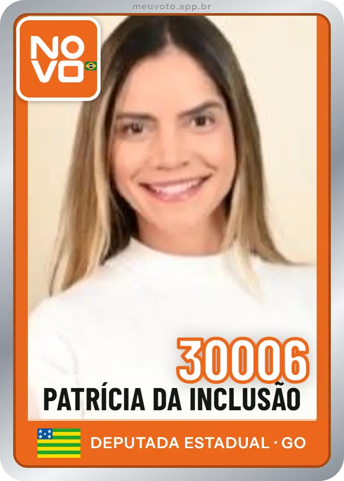 Carta de Patrícia da Inclusão, número 30006, Novo