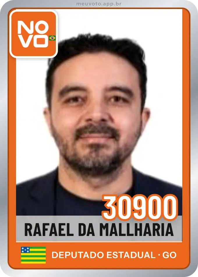 Carta de Rafael da Mallharia, número 30900, Novo