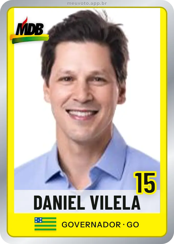 Carta de Daniel Vilela, número 15, MDB