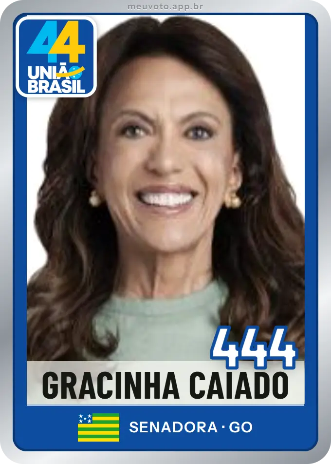Carta de Gracinha Caiado, número 444, União