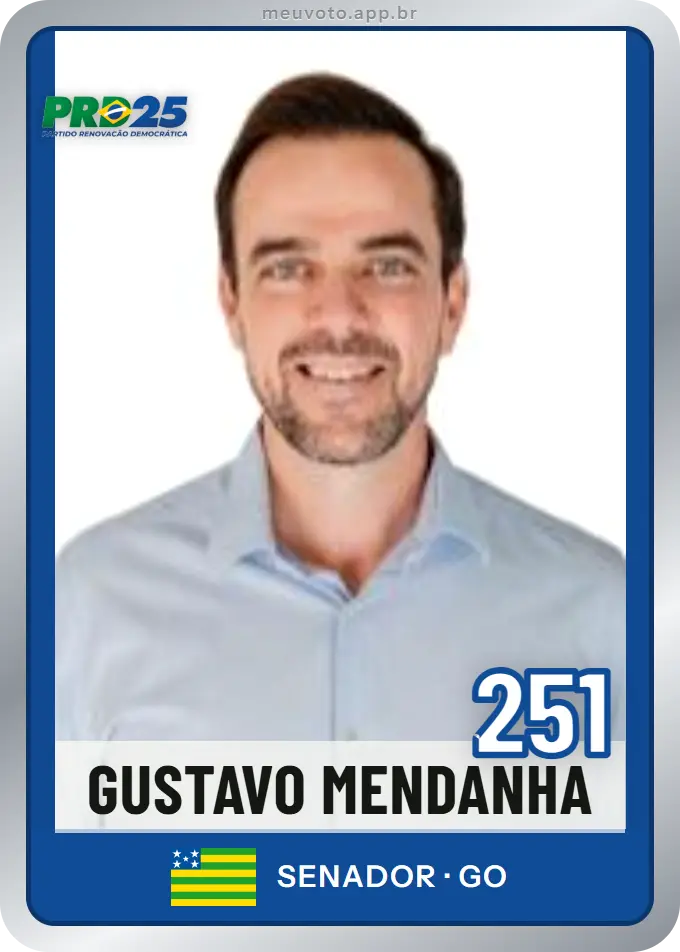 Carta de Gustavo Mendanha, número 251, PRD