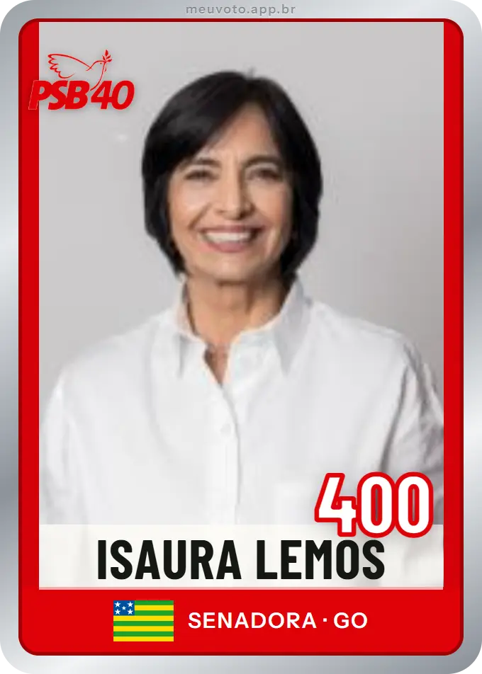 Carta de Isaura Lemos, número 400, PSB