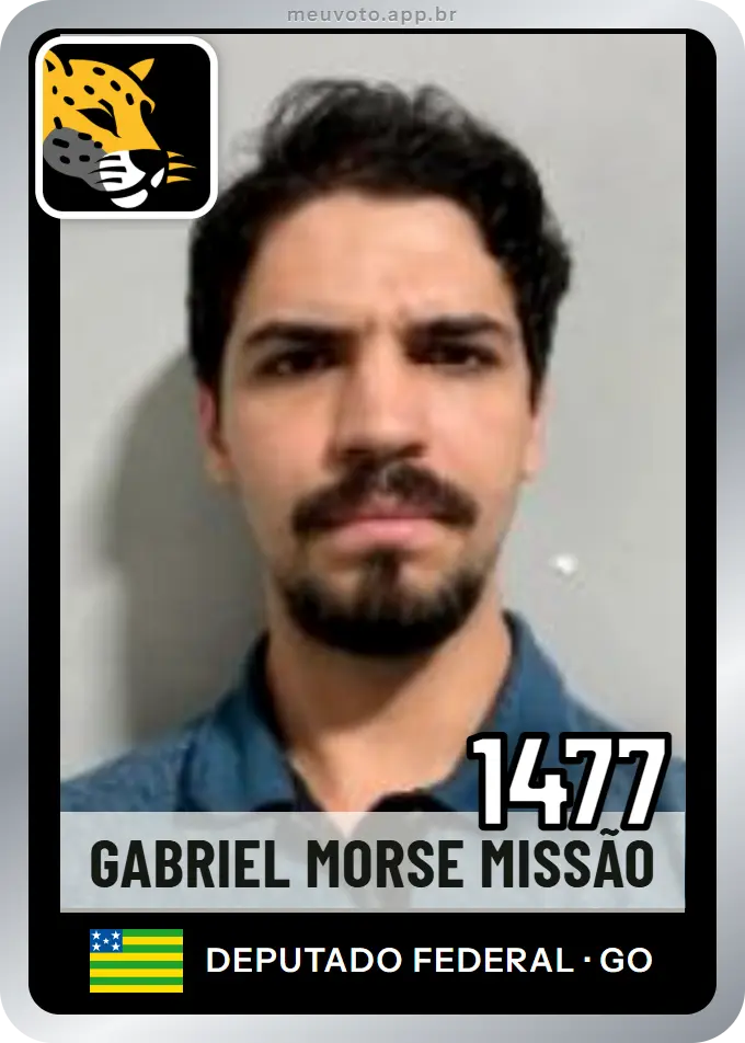 Carta de Gabriel Morse Missão, número 1477, Missão