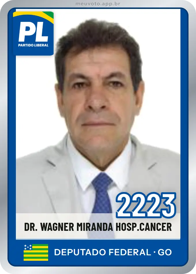 Carta de Dr. Wagner Miranda Hosp.cancer, número 2223, PL
