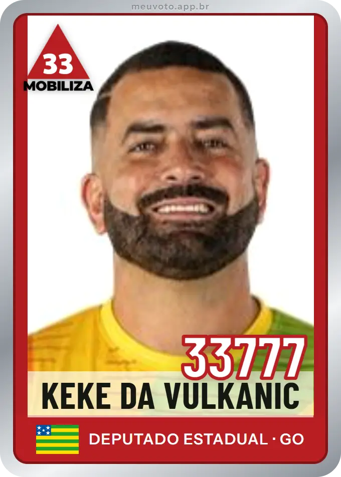 Carta de Keke da Vulkanic, número 33777, Mobiliza