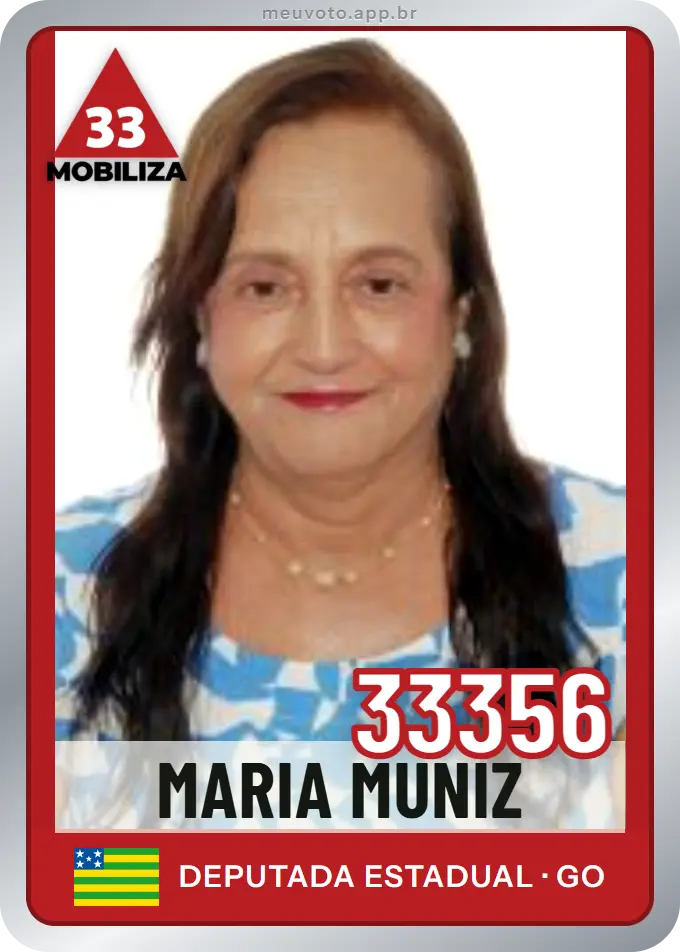 Carta de Maria Muniz, número 33356, Mobiliza