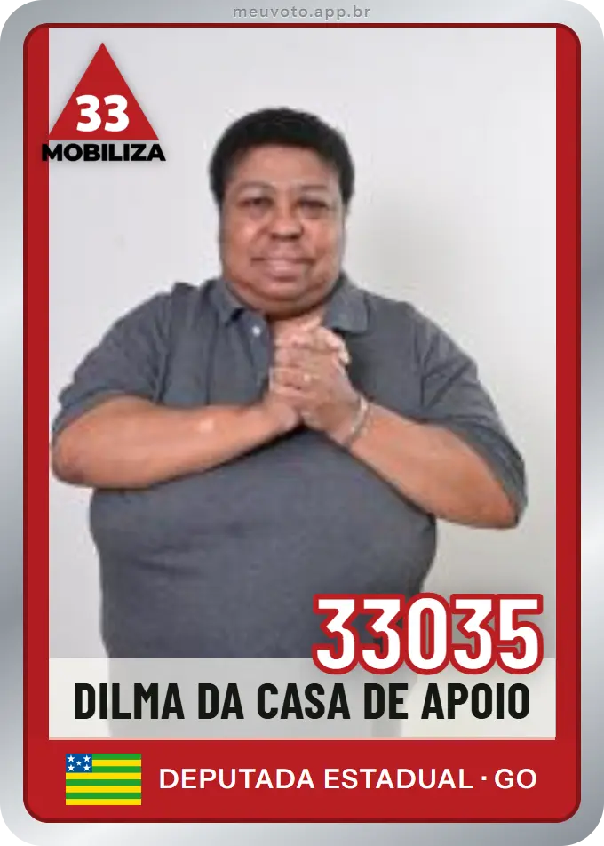 Carta de Dilma da Casa de Apoio, número 33035, Mobiliza