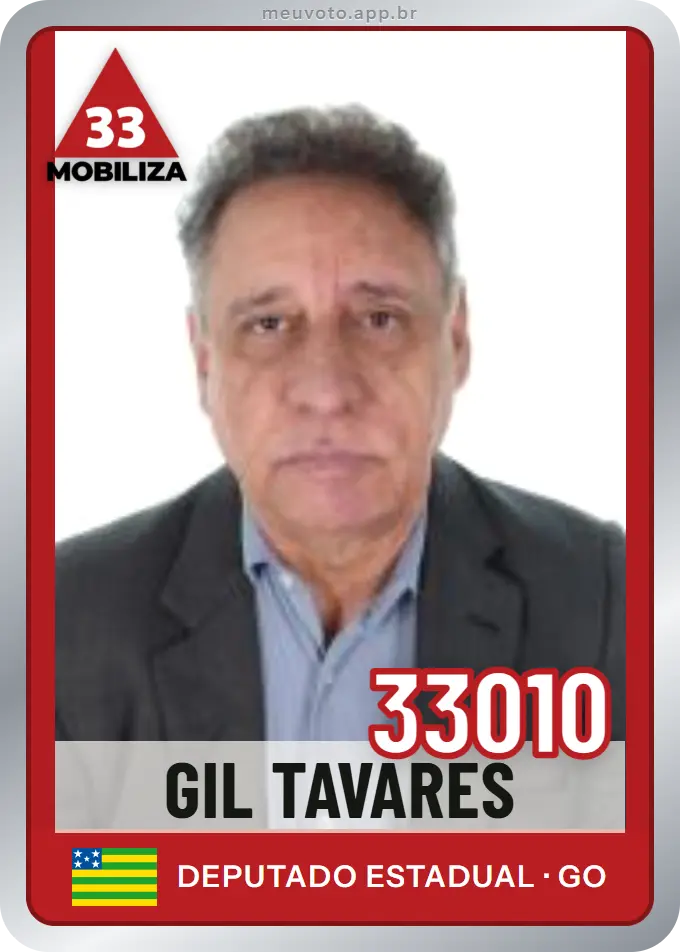 Carta de Gil Tavares, número 33010, Mobiliza