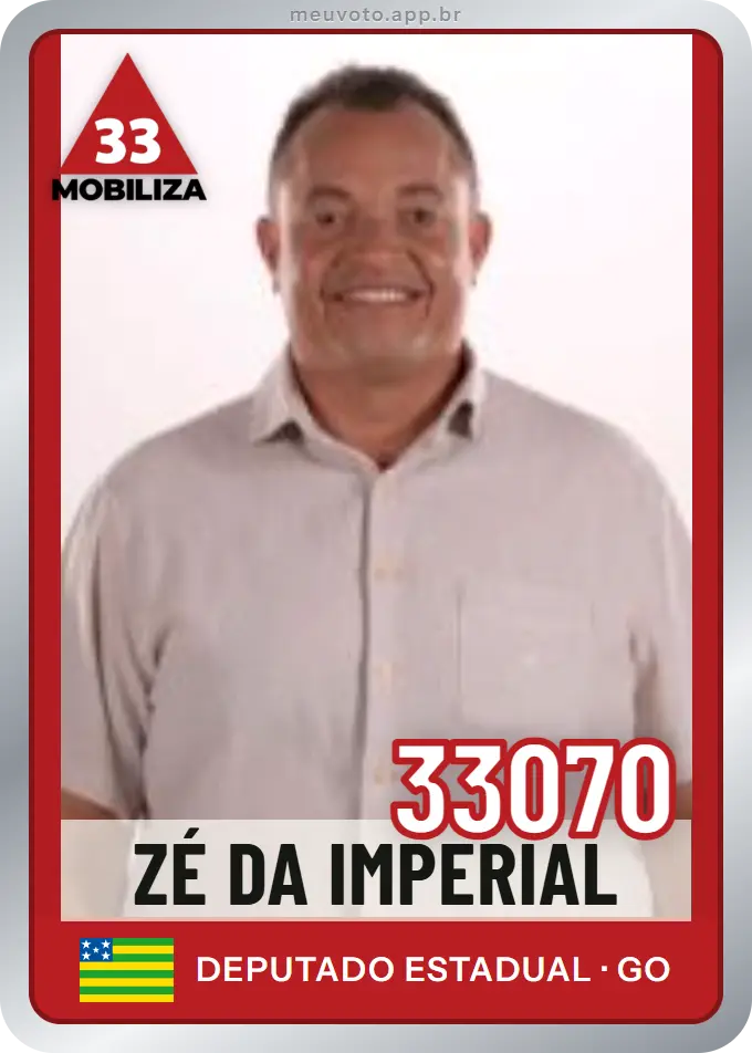 Carta de Zé da Imperial, número 33070, Mobiliza