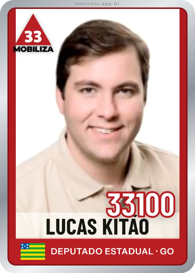 Carta de Lucas Kitão, número 33100, Mobiliza