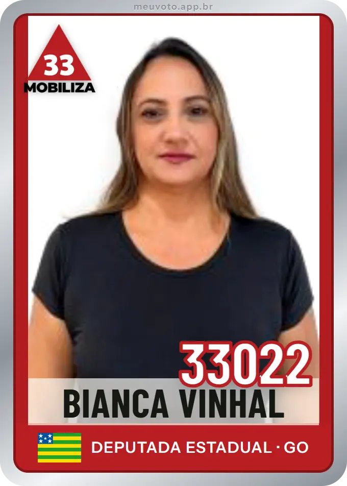 Carta de Bianca Vinhal, número 33022, Mobiliza