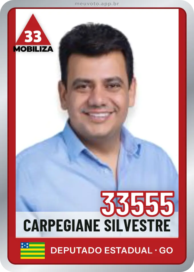 Carta de Carpegiane Silvestre, número 33555, Mobiliza