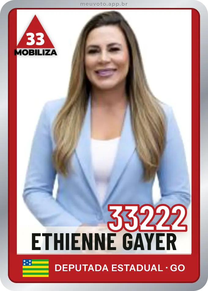 Carta de Ethienne Gayer, número 33222, Mobiliza