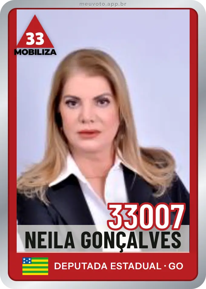 Carta de Neila Gonçalves, número 33007, Mobiliza
