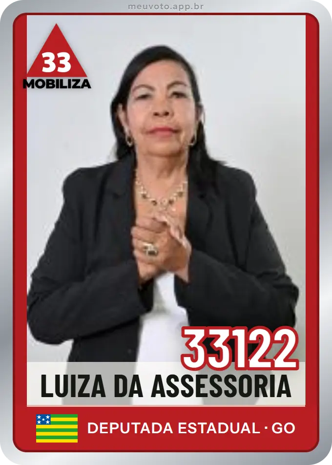 Carta de Luiza da Assessoria, número 33122, Mobiliza