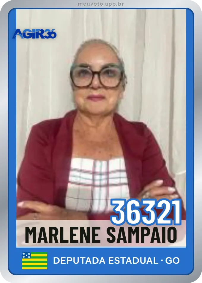 Carta de Marlene Sampaio, número 36321, Agir