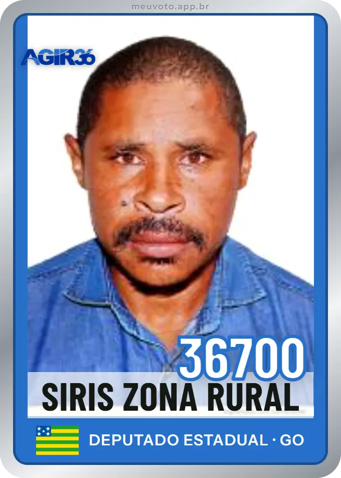 Carta de Siris Zona Rural, número 36700, Agir