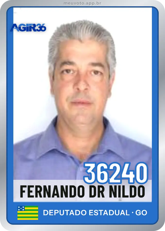 Carta de Fernando Dr Nildo, número 36240, Agir