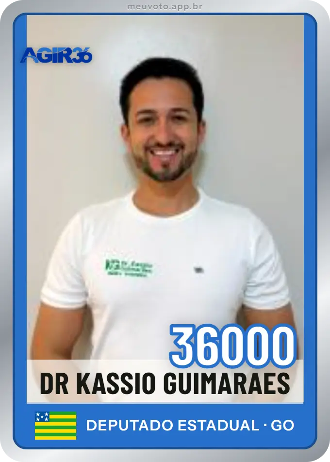 Carta de Dr Kassio Guimaraes, número 36000, Agir