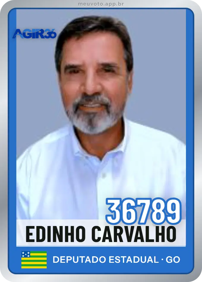 Carta de Edinho Carvalho, número 36789, Agir