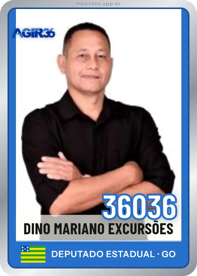 Carta de Dino Mariano Excursões, número 36036, Agir