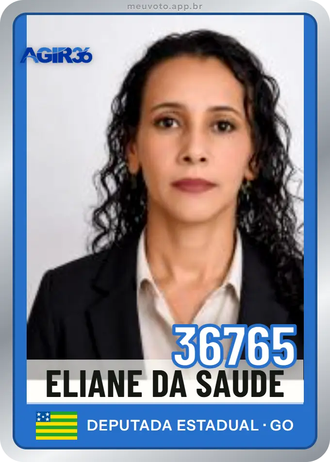 Carta de Eliane da Saude, número 36765, Agir