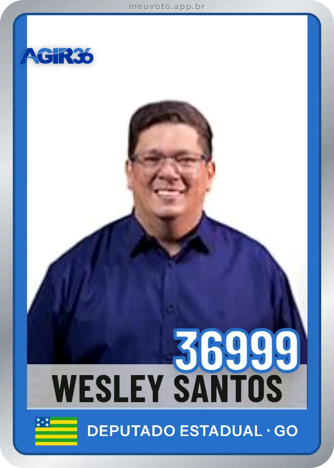 Carta de Wesley Santos, número 36999, Agir