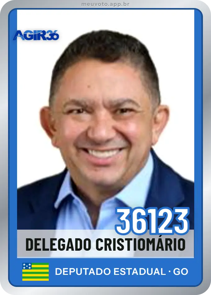 Carta de Delegado Cristiomário, número 36123, Agir