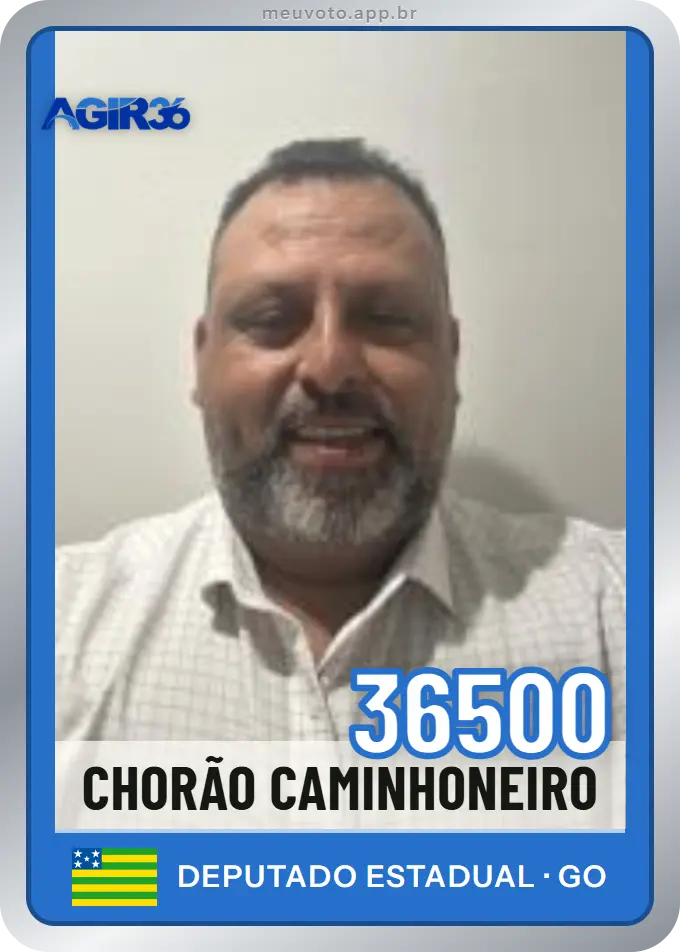 Carta de Chorão Caminhoneiro, número 36500, Agir